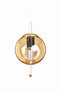 Niva White Gold Honey Glass Sconce - 4