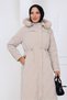 Women's Waist-Tie Nova Fabric Coat - 6