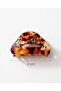 Fresco Marble Patterned Curved Bone-Looking Buckle - 4