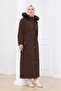 Women's Waist-Tie Nova Fabric Coat - 3