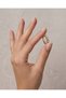 Bilancia Square Cut Zircon Stone Oval Hoop Steel Xuping Earrings - 4