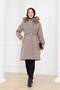 Women's Belted Montana Fabric Coat - 2