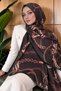 Chain patterned shawl tsd260295 plum