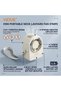 FN09 Mini Portable Neck Lanyard Fan, Hands-Free Wearable Cooling Fan with Detachable Strap - Beige - 5
