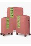 Textured Hardcase Luggage Trolley with Retractable Handle - 28 inches Check-In Bag - 6