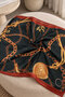 Chain patterned shawl tsd260295 black - 2