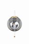 Niva White Gold Smoked Glass Sconce - 4