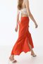 Flounce-trimmed viscose-blend skirt - 5