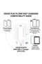 20W PD Type-C Fast Wall Charger - UK Plug High-Speed Adapter for iPhone 16/15/14, iPad, Samsung - White - 4