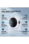Smart Digital Display Desktop Fan - 5-Speed Rechargeable Turbo Air Circulator with Type-C & Transparent White Shell - 6