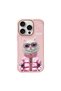سلسلة خاصة من الملحقات ذات التصميم الحديث للحماية لهاتف iPhone 16 Pro Max، غطاء سيليكون بنمط قطة ثلاثي الأبعاد - 2