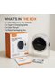 Smart Digital Display Desktop Fan - 5-Speed Rechargeable Turbo Air Circulator with Type-C & Transparent White Shell - 8