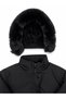 Girls' Plush Lined Detachable Fur Hooded Waist Adjustable Long Parka Coat - 6