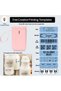 NiiMbot D11 2021 LabelManager Handheld Label Maker & LT Label Tapes Printer, Thermal Smart Printer for Home & Office Organization - Pink - 3