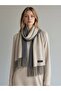 Double-Sided Premium Cashmere Shoulder Shawl with Fringes 70 X 200 cm - 4