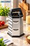 Luxury Stainless Steel 9-in-1 Hexagonal Grater Black Multifunctional