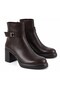 1625 Genuine Leather Daily Women's Boots-Brown