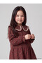 Esvab • Modern & Distinctive Checkered Embroidered Girls' Gabardine Dress - 3