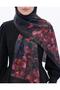 Lilyum Twill Shawl Burgundy - 6