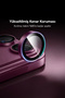 iPhone 18 Pro / 18 Pro Max Compatible Triple Camera Lens Protector in Burgundy, Ar+Af, with Easy Installation Tool** - 4