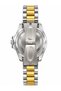 Men's Wristwatch Blue Dial Rotating Bezel Silver Gold Dual Color Steel Band Quartz with Calendar 3 Atm - 5