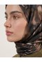 Lilyum Twill Scarf Oil Green - 2