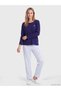 Heart Embroidered Women's Pajama Set for Style Enthusiasts from Uzg Store