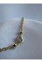 Gold Color Zircon Stone Bracelet (19 cm) - 3