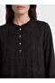 Esvab • Modern & Distinctive Ruffled Roba Collar Embroidered Dress - 4