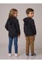 Unisex Kids' Black Zippered Hooded Sweatshirt - the Most Comfortable Basic Cardigan for School and Everyday Wear - 4