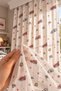 Car Patterned Children's Room Tulle Curtain