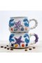 Sea 2D Embossed Pattern Ceramic Mugs - 4