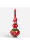Decor polyr glob red green 40cm - 3