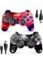 وحدة تحكم لاسلكية من CHENGDAO لجهاز PS3 SIX-AXIS مع وحدة تحكم مزدوجة الاهتزاز لجهاز بلايستيشن 3 مع كابل شحن… - 8