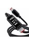 كابل USB C إلى USB C بقوة 240 واط وطول 2 متر مع شاشة LED لعرض الطاقة