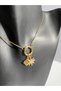 Gold Color Charm Necklace (45 cm) - 6