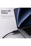 كابل USB C إلى USB C بقوة 240 واط وطول 2 متر مع شاشة LED لعرض الطاقة - 2