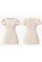 Women's Flounce Sleeve Mini Office Dress - 2