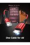 كابل USB نوع C [عبوة من قطعتين بطول 2 متر]، كابل USB C إلى A للشحن السريع 3.1 أمبير - 2