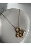 Gold Color Charm Necklace (45 cm)