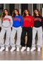 Zero Collar Sweat Suit 2-Piece Combination Winter Shardooned Boston Printed Women's / Men's Unisex Model - 3