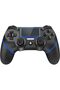 وحدة تحكم لاسلكية للألعاب متوافقة مع PS4/PS4 Slim/PS4 pro/PC مع كابل شحن USB، ووظيفة الاهتزاز المزدوج، ولوحة لمس قابلة للضغط، ووظيفة الصوت، وشريط إضاءة، ومضادة للانزلاق.