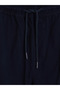Navy Blue Gabardine Men's Cargo Pants - 7