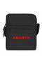 Abarth Text Line Shoulder Bag Black Color