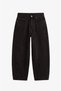 Bitter Brown Double Stitched Mom Jeans