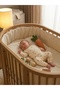 Mi̇noti̇&Unisex Baby Carrot Patterned Ribbed 2-Piece Set with Snap Fasteners, Bodysuit and Pants, Top and Bottom Set - 4