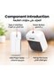 Mini Thermal Label Printer with Paper Roll 40x30mm, Portable Bluetooth Label Maker - 7