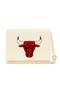 Chicago Bulls Logo Cream Canvas Messenger Bag