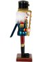 Christmas Ornament Lead Soldier Nutcracker with Sword Claret-Red-Blue 25 Cm. - 4