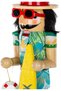 Christmas Ornament Lead Soldier Nutcracker with Surfboard Blue-Yellow 38 Cm. - 2